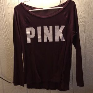 A pink long sleeve